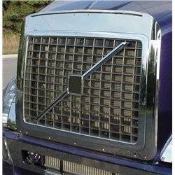 UP29013-430 Stainless Steel Bug Shield And Grille Deflector Kit For Volvo 2003+ VN