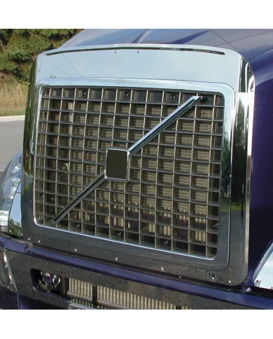 UP29013-430 Stainless Steel Bug Shield And Grille Deflector Kit For Volvo 2003+ VN