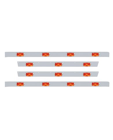 (4/BULK) STAINLESS STEEL KENWORTH 60" CAB/SLEEPER KIT (4/BULK) STAINLESS STEEL KENWORTH 60" CAB/SLEEPER KIT