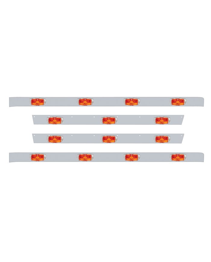 (4/BULK) STAINLESS STEEL KENWORTH 60" CAB/SLEEPER KIT (4/BULK) STAINLESS STEEL KENWORTH 60" CAB/SLEEPER KIT