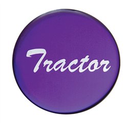 UP23222-1P-"Tractor" Glossy Air Valve Knob Candy Color Sticker -Candy Purple