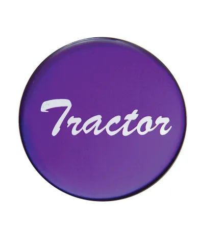 UP23222-1P-"Tractor" Glossy Air Valve Knob Candy Color Sticker -Candy Purple