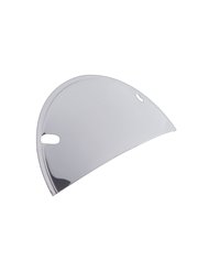 7" HALF MOON HEADLIGHT SHIELD, STAINLESS STEEL 7" HALF MOON HEADLIGHT SHIELD, STAINLESS STEEL