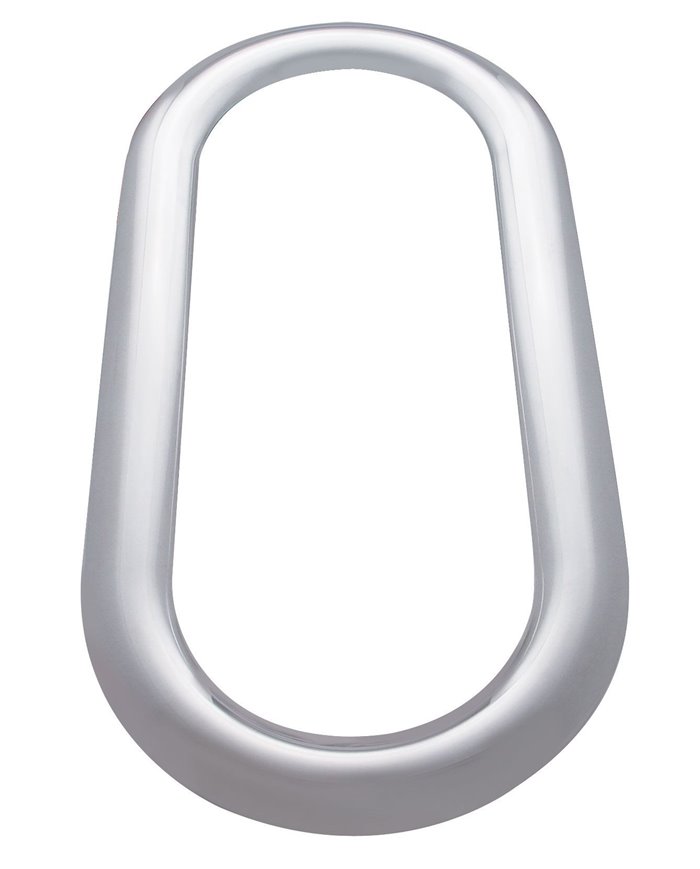 (BULK) STAINLESS STEEL PETERBILT OVAL WINDOW TRIM (BULK) STAINLESS STEEL PETERBILT OVAL WINDOW TRIM