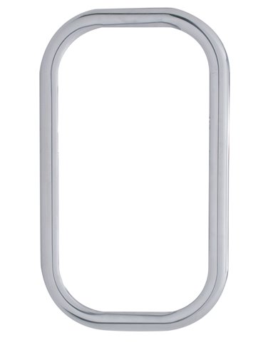 (BULK) STAINLESS STEEL FREIGHTLINER CURVED VIEW WINDOW TRIM (BULK) STAINLESS STEEL FREIGHTLINER CURVED VIEW WINDOW TRIM