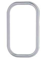 (BULK) STAINLESS STEEL FREIGHTLINER CURVED VIEW WINDOW TRIM