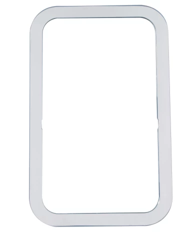 (SKPK) STAINLESS STEEL FREIGHTLINER LOWER SLEEPER WINDOW TRIM (SKPK) STAINLESS STEEL FREIGHTLINER LOWER SLEEPER WINDOW TRIM