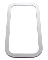 (SKPK) STAINLESS STEEL 2005+ PETERBILT EXTERIOR VIEW WINDOW TRIM W/ SEALANT ADHESIVE (SKPK) STAINLESS STEEL 2005+ PETERBILT EXTERIOR VIEW WINDOW TRIM W/ SEALANT ADHESIVE