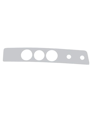 (SKPK) STAINLESS STEEL 2006+ KENWORTH A/C PANEL TRIM (SKPK) STAINLESS STEEL 2006+ KENWORTH A/C PANEL TRIM