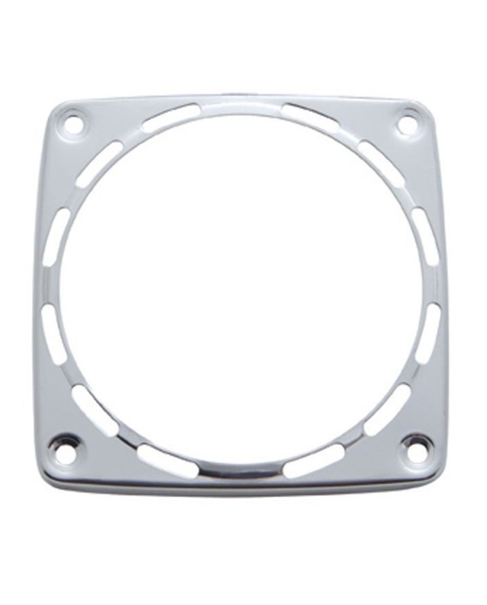 (CARD) STAINLESS STEEL SQUARE TURN SIGNAL LIGHT BEZEL (CARD) STAINLESS STEEL SQUARE TURN SIGNAL LIGHT BEZEL