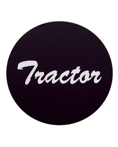 (BULK) ALUMINUM "TRACTOR" STICKER - BLACK (BULK) ALUMINUM "TRACTOR" STICKER - BLACK
