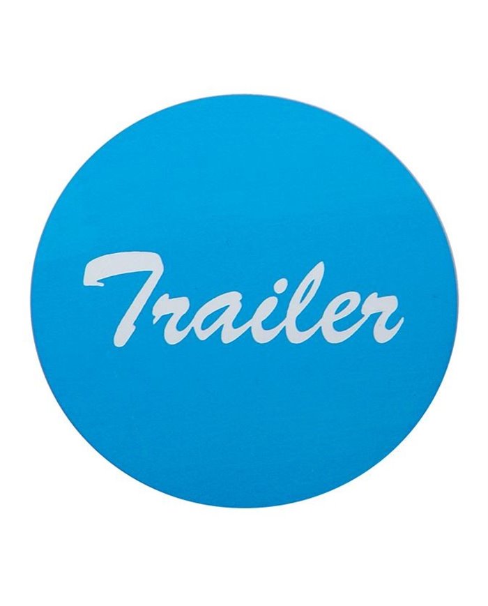 (BULK) ALUMINUM "TRAILER" STICKER - BLUE