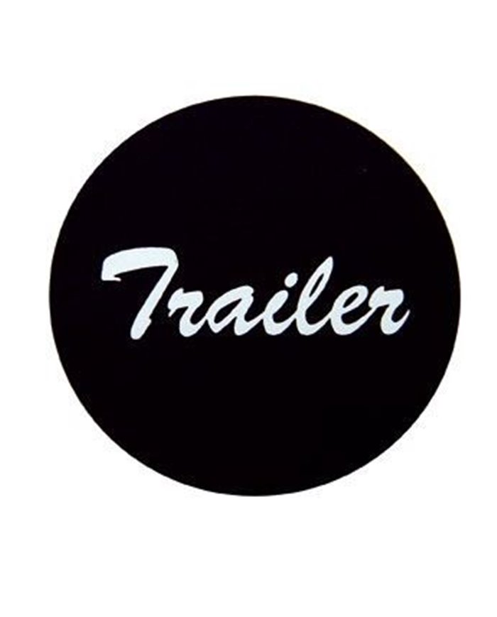 (BULK) ALUMINUM "TRAILER" STICKER - BLACK (BULK) ALUMINUM "TRAILER" STICKER - BLACK