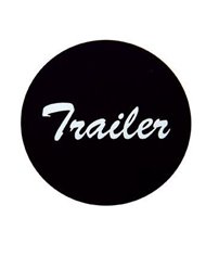 (BULK) ALUMINUM "TRAILER" STICKER - BLACK