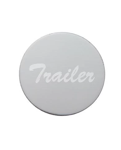 (BULK) ALUMINUM "TRAILER" STICKER - SILVER (BULK) ALUMINUM "TRAILER" STICKER - SILVER