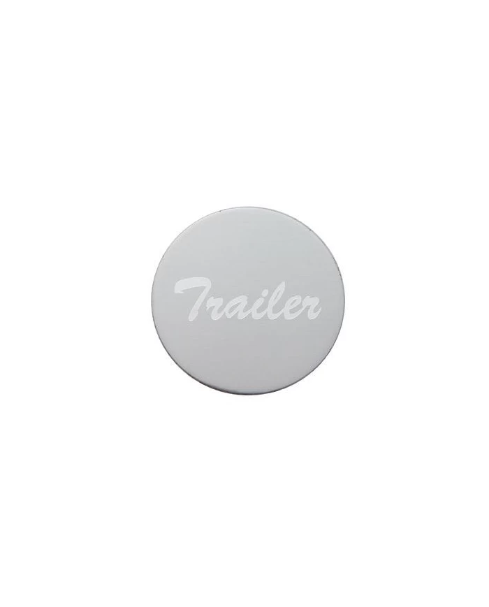 (BULK) ALUMINUM "TRAILER" STICKER - SILVER