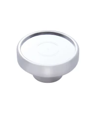 (BULK) CHROME ALUMINUM DASH KNOB W/ GROOVE (BULK) CHROME ALUMINUM DASH KNOB W/ GROOVE