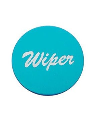 (BULK) ALUMINUM "WIPER" STICKER - BLUE (BULK) ALUMINUM "WIPER" STICKER - BLUE