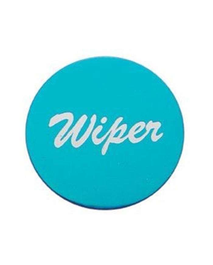 (BULK) ALUMINUM "WIPER" STICKER - BLUE