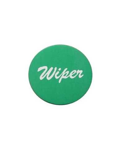 (BULK) ALUMINUM "WIPER" STICKER - GREEN (BULK) ALUMINUM "WIPER" STICKER - GREEN
