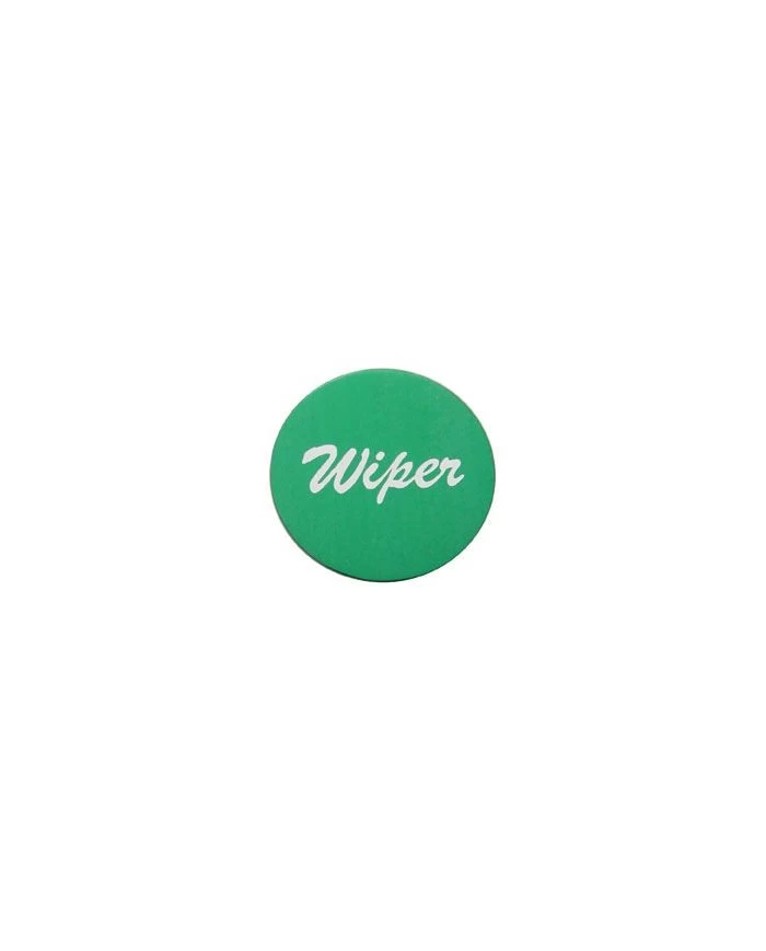 (BULK) ALUMINUM "WIPER" STICKER - GREEN (BULK) ALUMINUM "WIPER" STICKER - GREEN