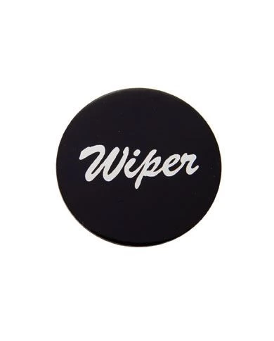 (BULK) ALUMINUM "WIPER" STICKER - BLACK (BULK) ALUMINUM "WIPER" STICKER - BLACK