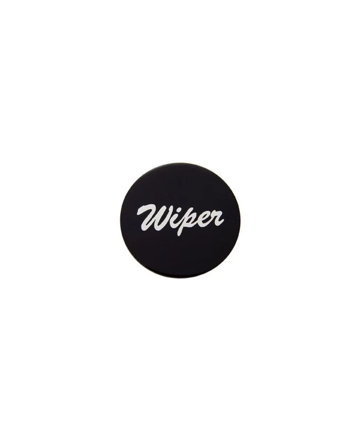 (BULK) ALUMINUM "WIPER" STICKER - BLACK
