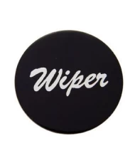 (BULK) ALUMINUM "WIPER" STICKER - BLACK
