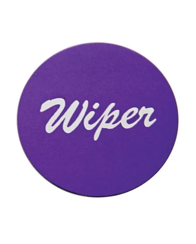 (BULK) ALUMINUM "WIPER" STICKER - PURPLE (BULK) ALUMINUM "WIPER" STICKER - PURPLE
