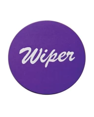 (BULK) ALUMINUM "WIPER" STICKER - PURPLE