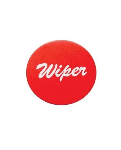 (BULK) ALUMINUM "WIPER" STICKER - RED (BULK) ALUMINUM "WIPER" STICKER - RED