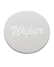 (BULK) ALUMINUM "WIPER" STICKER - SILVER