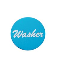 (BULK) ALUMINUM "WASHER" STICKER - BLUE