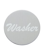 (BULK) ALUMINUM "WASHER" STICKER - SILVER