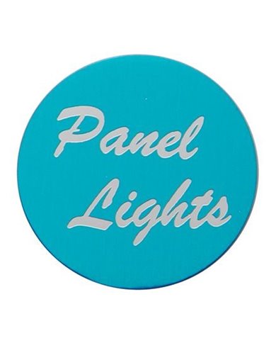 (BULK) ALUMINUM "PANEL LIGHTS" STICKER - BLUE (BULK) ALUMINUM "PANEL LIGHTS" STICKER - BLUE