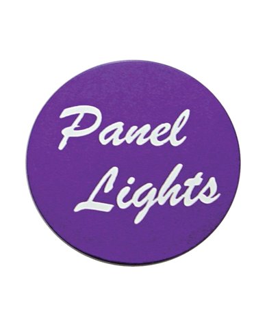 (BULK) ALUMINUM "PANEL LIGHTS" STICKER - PURPLE (BULK) ALUMINUM "PANEL LIGHTS" STICKER - PURPLE