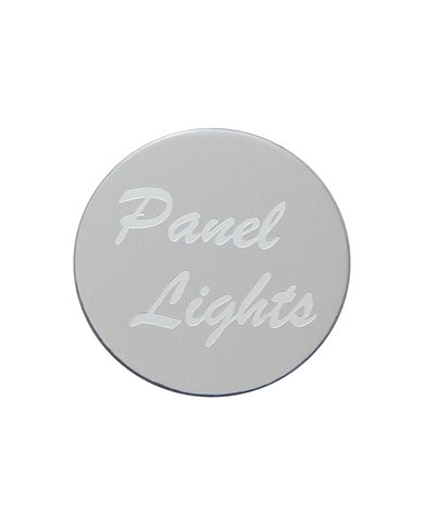 (BULK) ALUMINUM "PANEL LIGHTS" STICKER - SILVER (BULK) ALUMINUM "PANEL LIGHTS" STICKER - SILVER