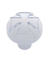 (BULK) CHROME ALUMINUM MALTESE CROSS AIR VALVE KNOB