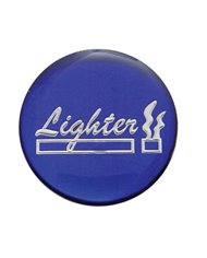 (BULK) ALUMINUM GLOSSY "LIGHTER" STICKER - BLUE (BULK) ALUMINUM GLOSSY "LIGHTER" STICKER - BLUE