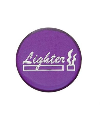 (BULK) ALUMINUM GLOSSY "LIGHTER" STICKER - PURPLE (BULK) ALUMINUM GLOSSY "LIGHTER" STICKER - PURPLE