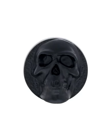 (CARD) BLACK SKULL DASH KNOB (CARD) BLACK SKULL DASH KNOB