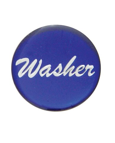 (BULK) GLOSSY "WASHER" STICKER - BLUE (BULK) GLOSSY "WASHER" STICKER - BLUE
