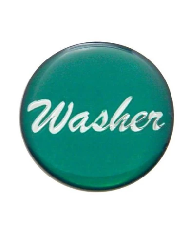 (BULK) GLOSSY "WASHER" STICKER - GREEN (BULK) GLOSSY "WASHER" STICKER - GREEN