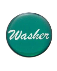 (BULK) GLOSSY "WASHER" STICKER - GREEN