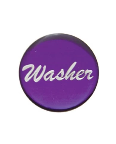 (BULK) GLOSSY "WASHER" STICKER - PURPLE (BULK) GLOSSY "WASHER" STICKER - PURPLE