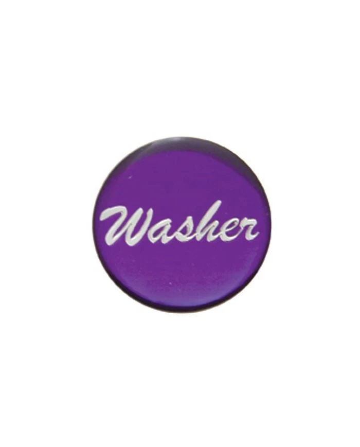(BULK) GLOSSY "WASHER" STICKER - PURPLE