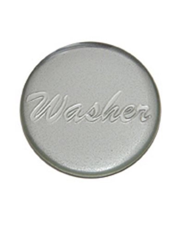 (BULK) GLOSSY "WASHER" STICKER - SILVER