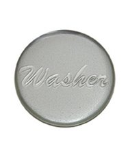 (BULK) GLOSSY "WASHER" STICKER - SILVER