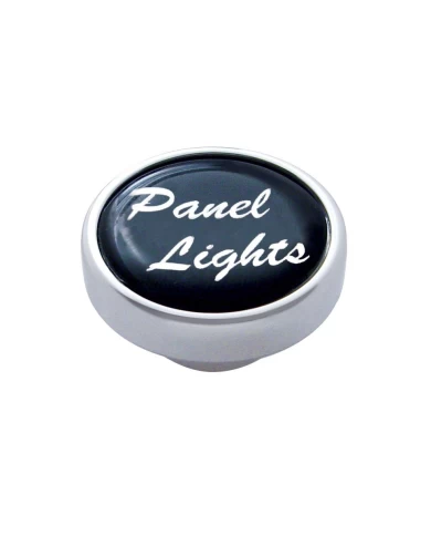 (CARD) CHROME DASH KNOB W/ GLOSSY "WASHER" STICKER - BLACK (CARD) CHROME DASH KNOB W/ GLOSSY "WASHER" STICKER - BLACK