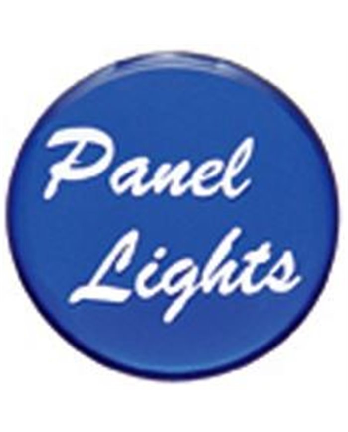 (BULK) GLOSSY "PANEL LIGHTS" STICKER - BLUE